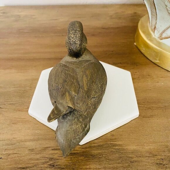 Vintage Widgeon Duck Figurine Collectible 2001 Signed by Howard Nixon Century - Picture 4 of 5